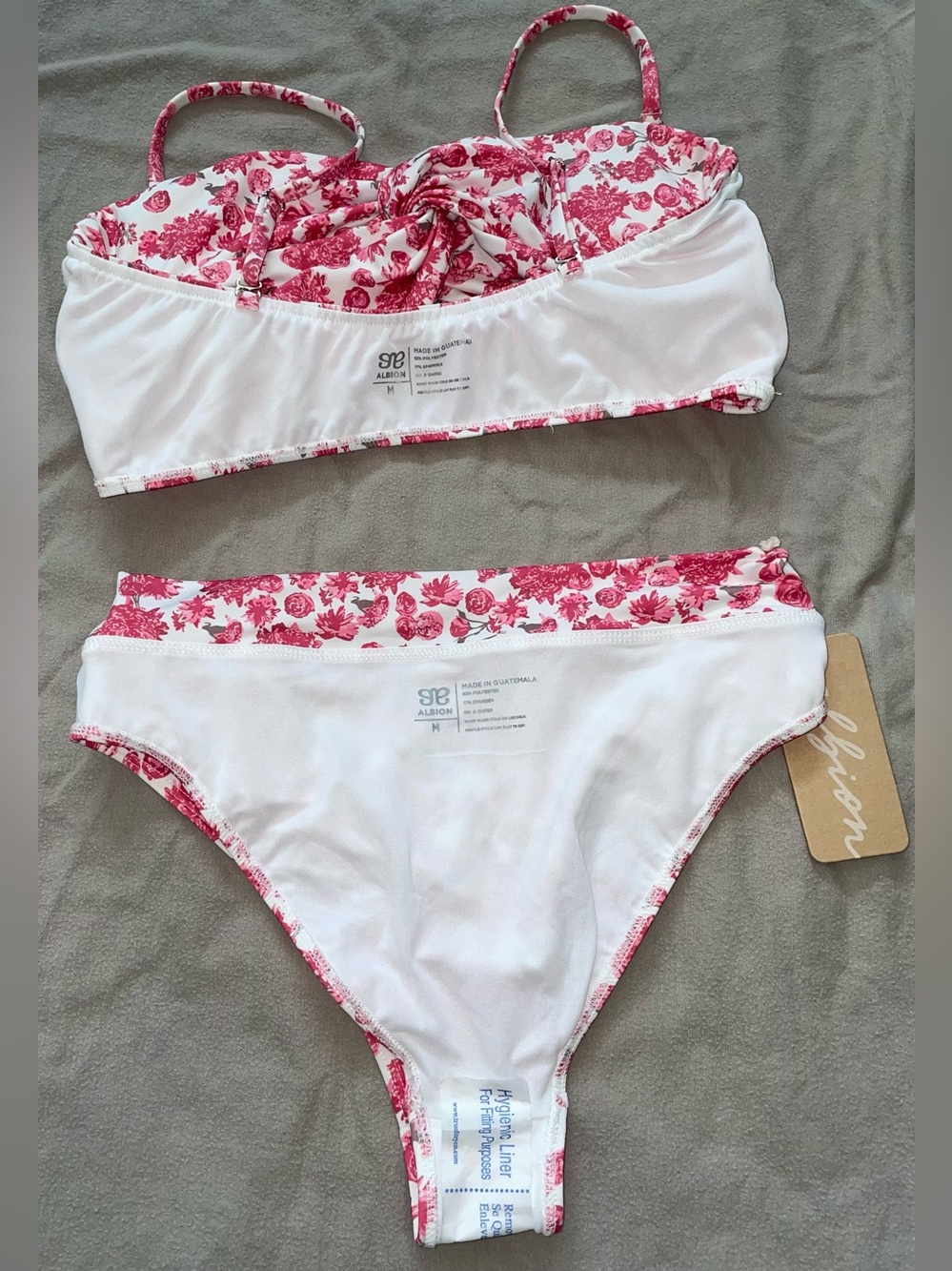 Albion Swim NEW NWT Women’s Athena Floral Bikini Set Almost Cheeky Midi Bottom - Picture 12 of 15